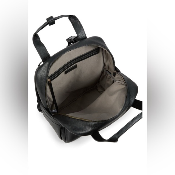 NEW Nicole Miller Black Diaper Bag Backpack - Picture 3 of 7